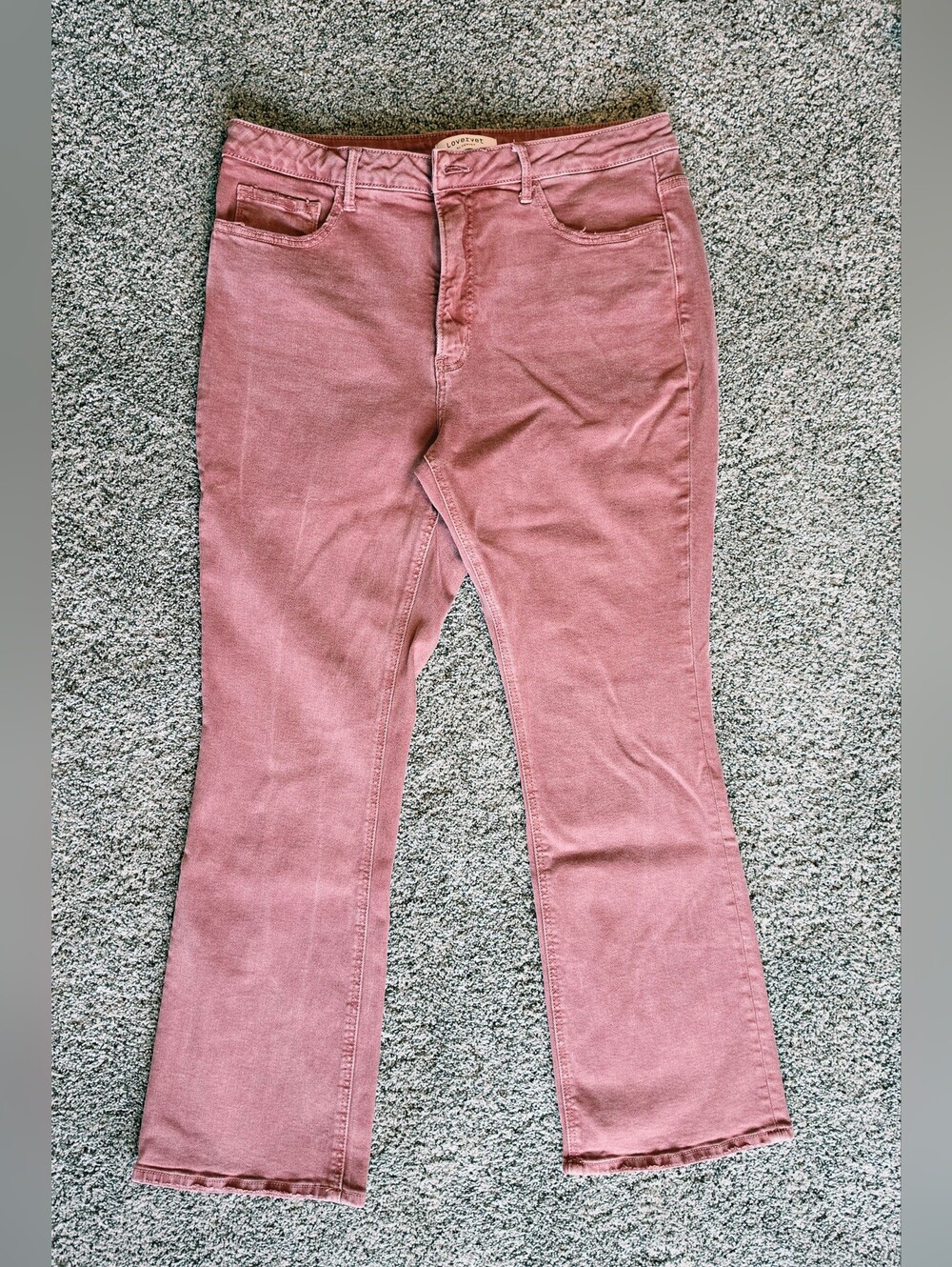 Lovervet Bootcut Denim in Wine Color, 20W